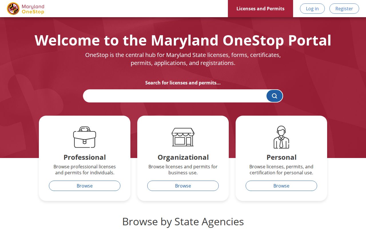 Dundalk people search Maryland OneStop license portal